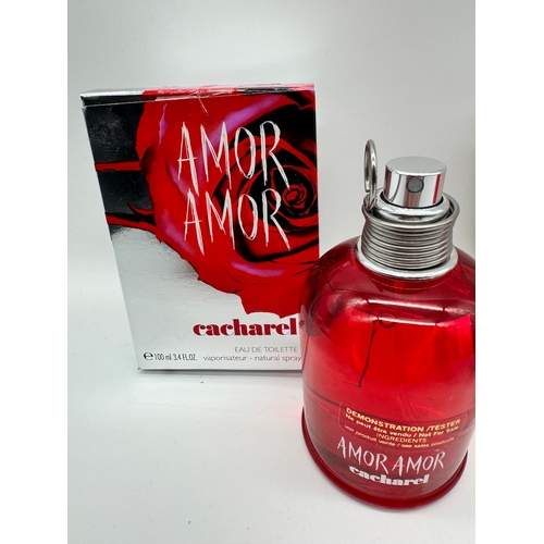 180 - Two bottles of Amor Amor by Cacharel Eau De Toilette 100ml