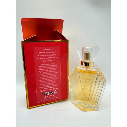 178 - Four bottles of L'Aimant Coty 50ml bottles