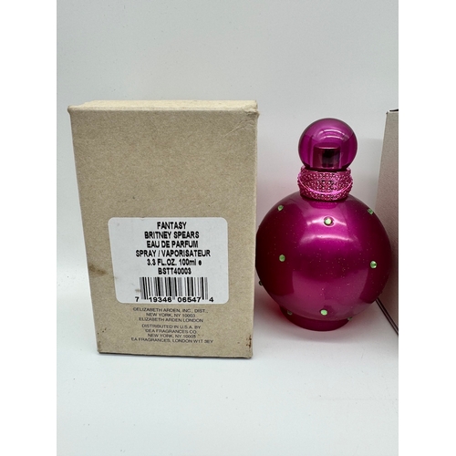 183 - Three various fragrances by Britney Spears Eau de Parfum 100ml Spray Bottles