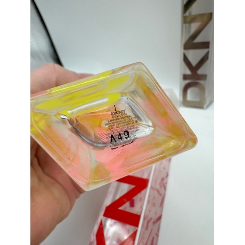 187 - Four DKNY Women Limited Edition Fragrances 100ml Eau Du Toilette Bottles