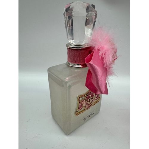 209 - Two Viva La Juicy Pink Couture Eau De Parfum 100ml + Viva La Juicy Glace 100ml Parfum bottles