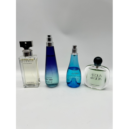 232 - Eternity for Women, Davidoff Cool Water Wave + Cool Water + Acqua di Gioia by Giorgio Armani 50-100 ... 