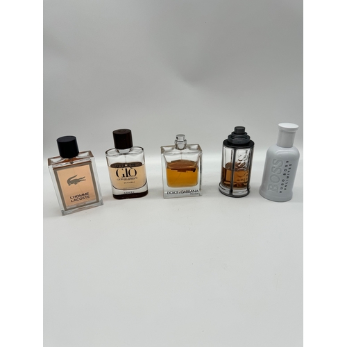 272 - Various Mens Frangrances Lacoste, Armani, Dolce & Gabana & Hugo Boss