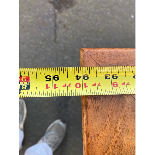 436 - Antique extendable games table. 

Please see images for dimensions.