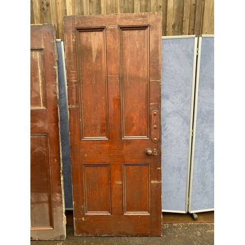 445 - Two Victorian/Vintage doors. 

Please see images for all dimensions.