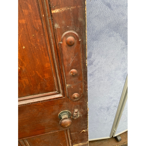 445 - Two Victorian/Vintage doors. 

Please see images for all dimensions.