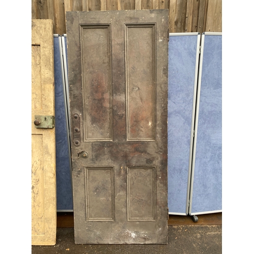 445 - Two Victorian/Vintage doors. 

Please see images for all dimensions.