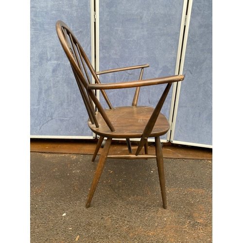 451 - Mid - Century Ercol Windsor carver/Arm chair. 

Dimensions - 26