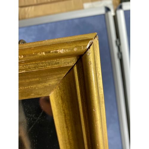 511 - Rectangular gilt wooden framed mirror

Dimensions - 18.5