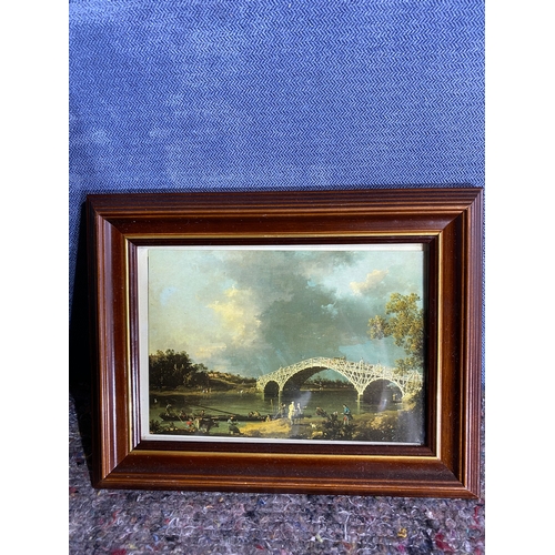 563 - A collection of small vintage artworks. 

Dimensions of largest in images for reference.