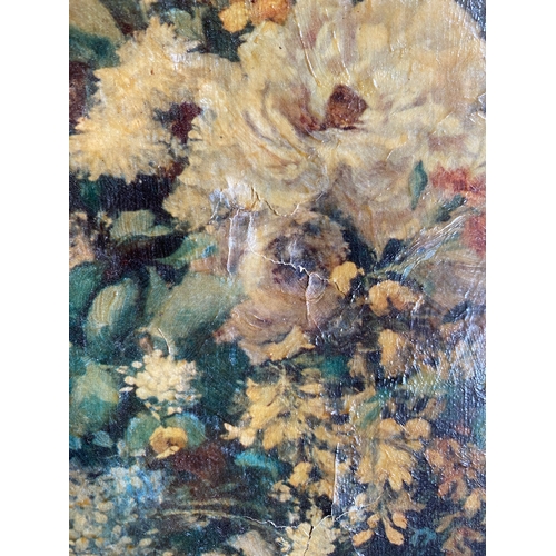 565 - Vintage floral signed print on canvas

Dimensions - 20