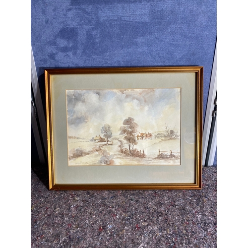 578 - Original Watercolour signed by Vera Barnes. 

Dimensions - 19