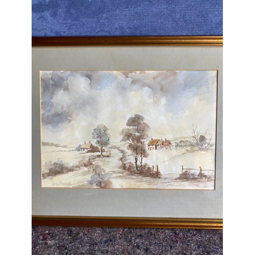 578 - Original Watercolour signed by Vera Barnes. 

Dimensions - 19