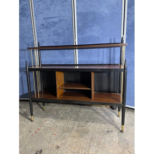 587 - Vintage G Plan E Gomme  teak and ebonised mid century Bookcase / Shelving unit. 

Dimensions - 41.5