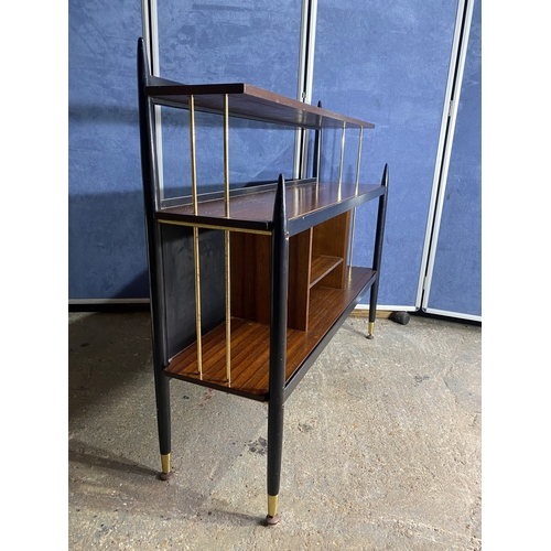 587 - Vintage G Plan E Gomme  teak and ebonised mid century Bookcase / Shelving unit. 

Dimensions - 41.5