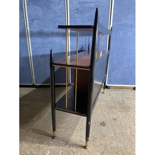 587 - Vintage G Plan E Gomme  teak and ebonised mid century Bookcase / Shelving unit. 

Dimensions - 41.5