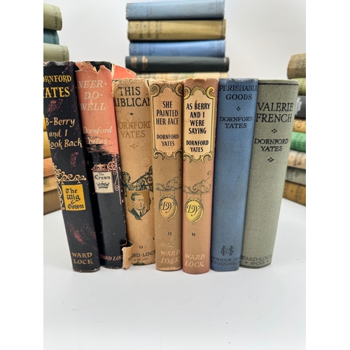 158 - Collect of 44 Dornford Yates Hardback Books circa 1950's including some 1st edition