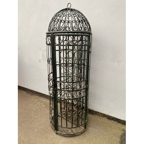 616 - Very interesting Bird cage design wine rack. 

Dimensions - 20.5