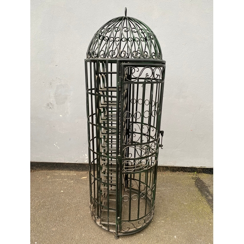 616 - Very interesting Bird cage design wine rack. 

Dimensions - 20.5