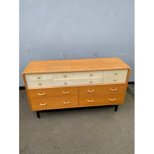 617 - Mid-Century Retro G Plan Teak Bank of 10 drawers / sideboard 

Dimensions - 59