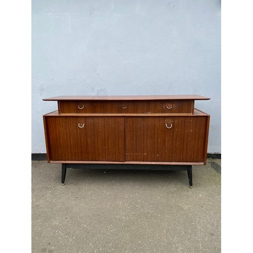 618 - Mid-Century G-Plan Tola sideboard with Ebonized legs. 

Dimensions - 59