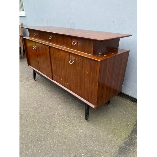 618 - Mid-Century G-Plan Tola sideboard with Ebonized legs. 

Dimensions - 59