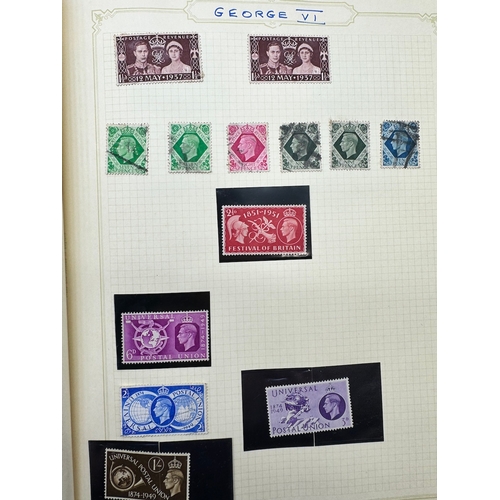 286 - Four albums of 19th - Early 20th Century Stamps well catalogued in albums including Great Britain / ... 