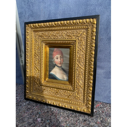 326 - Vintage gilt framed print. 

Dimensions - 15