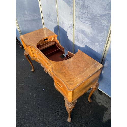 336 - Queen Anne Style Burr Walnut Sideboard

Dimensions - 48