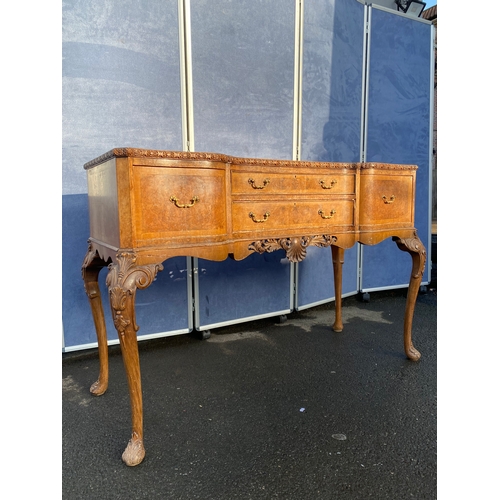 336 - Queen Anne Style Burr Walnut Sideboard

Dimensions - 48