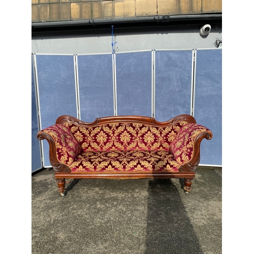 352 - Beautiful Antique empire seater sofa. 

Dimensions - 79