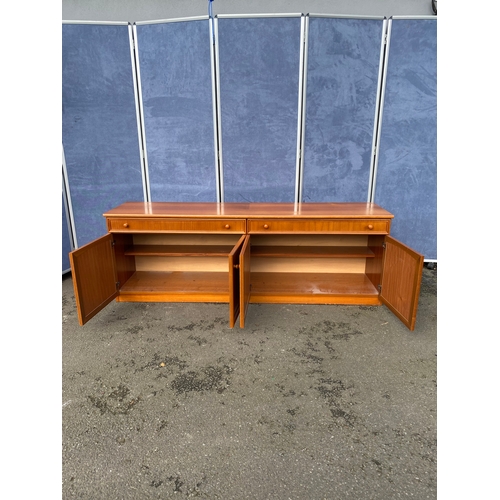 355 - Teak low sideboard. 

Dimensions - 71