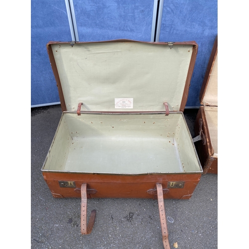 363 - Two Vintage Military trunks. 

Please see images for dimensions.