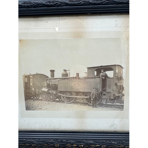 4 - 19th century locomotive original photograph of Metropolitan 3 Railway