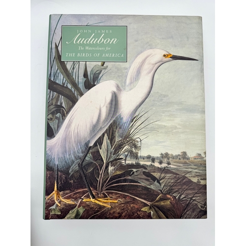 23 - Six artist study books including John James Audubon The birds of America, Turner, Renoir + others