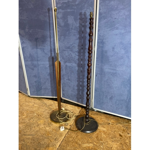 399 - Two interesting floor lamps.