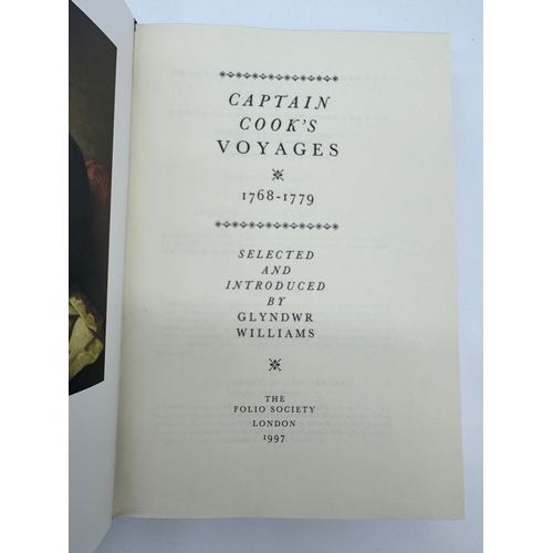 43 - Captain Cooks Voyage 1768-1779 + James Egypt Revealed Folio Society Books