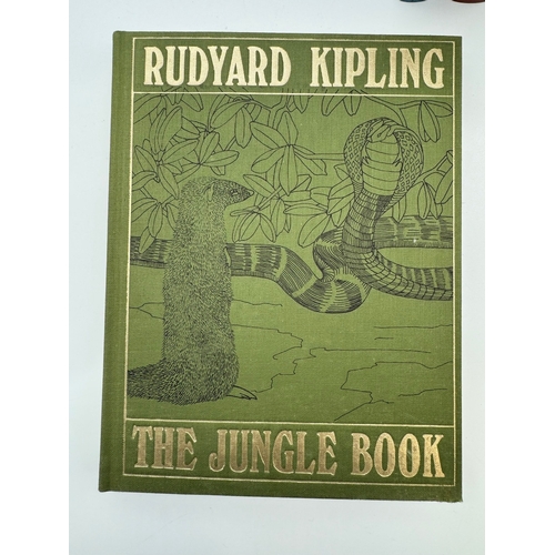 44 - Rudyard Kipling The Jungle Book, The house at Pooh Corner + The Celts Nora Chadwick Folio Society Bo... 