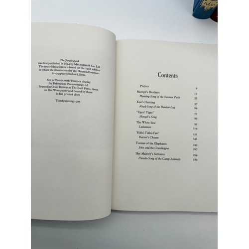 44 - Rudyard Kipling The Jungle Book, The house at Pooh Corner + The Celts Nora Chadwick Folio Society Bo... 