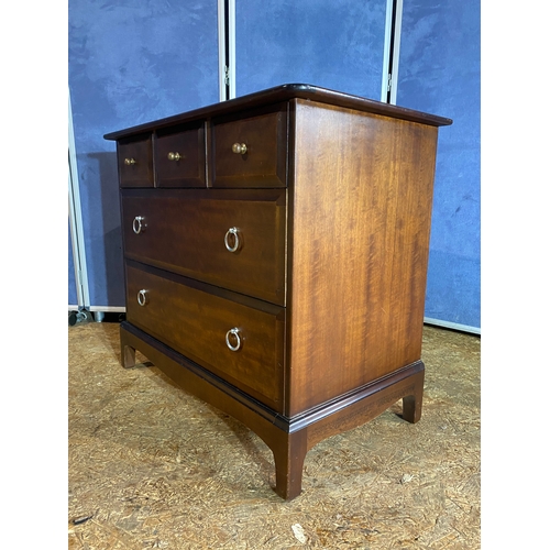 418 - Mid century Stag chest of drawers. 

Dimensions - 32