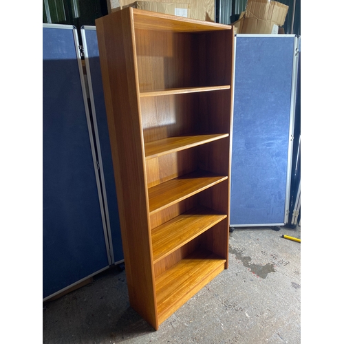 442 - Mid Century teak large bookshelf 

Dimensions - 31.5