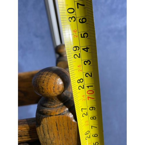 446 - Vintage Oak Umbrella stand

Dimensions - 21