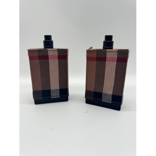 70 - Two bottles of Burberry Elegant Amber Wood Eau De Toilette Fragrances 100ml