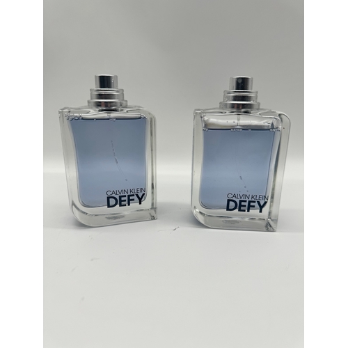 71 - Two Clavin Klein Defy Eau De Toilette Fragrances 100ml