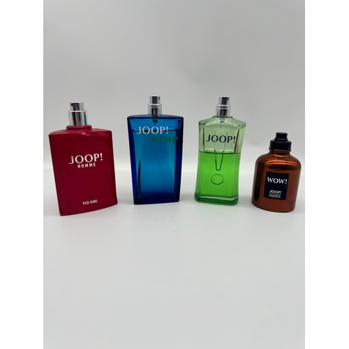 77 - Four various bottles of JOOP Eau De Toilette Fragrances