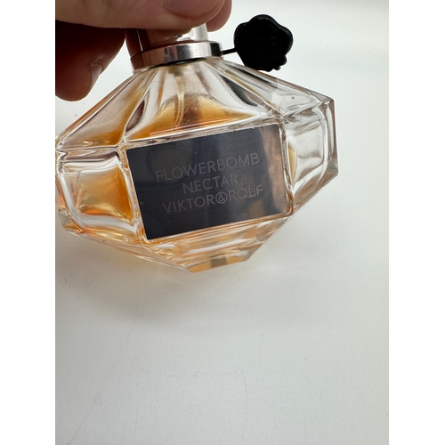 110 - Three bottles Viktor & Rolf - Flower bomb / Bloom / Nectar Eau De Parfum