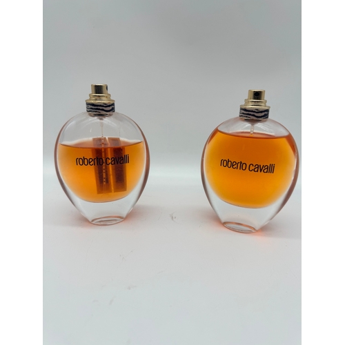 174 - Two bottles of Robert Cavalli Eau De Parfum 75ml