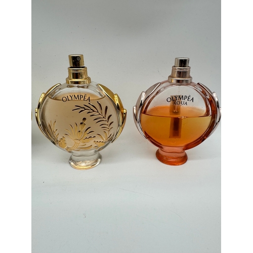 176 - Four bottles of Olympea 75ml Eau De Parfum