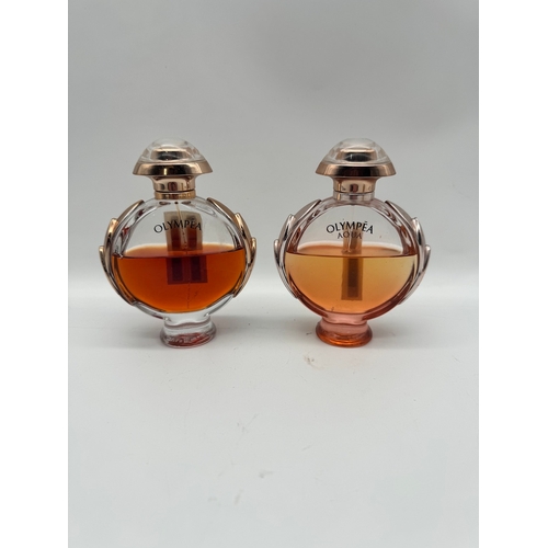 176 - Four bottles of Olympea 75ml Eau De Parfum