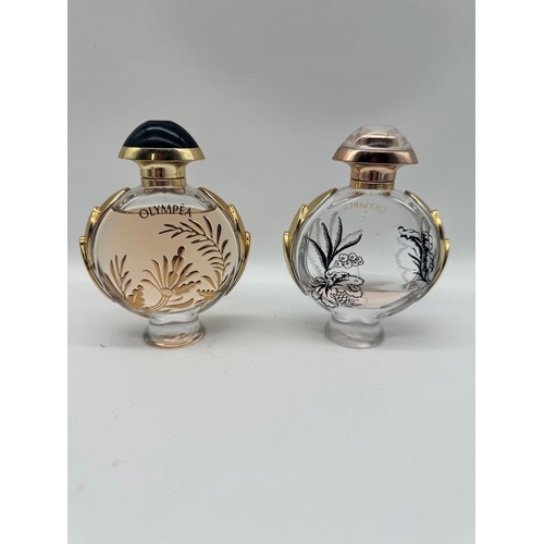 176 - Four bottles of Olympea 75ml Eau De Parfum